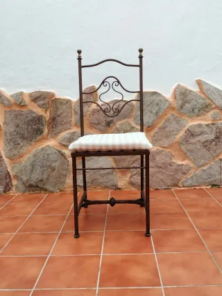 6 Sillas Hierro color Cobre