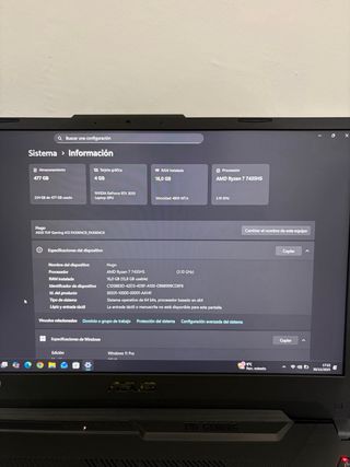 ASUS TUF Gaming A15 - GARANZIA