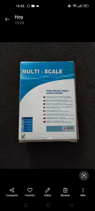 Balanza de equipaje con cinta métrica