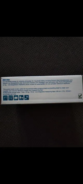 Balanza de equipaje con cinta métrica