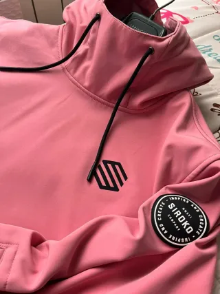 Chaqueta térmica Siroko rosa. Talla mediana