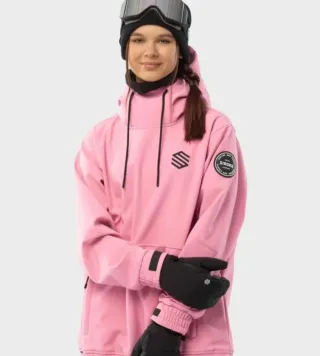 Chaqueta térmica Siroko rosa. Talla mediana