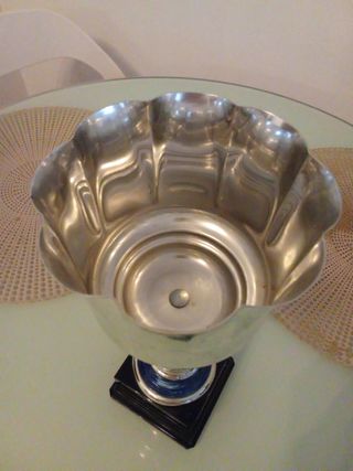 Coppa premiazioni blu argento