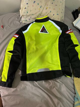 Chaqueta de moto fluorescente nueva