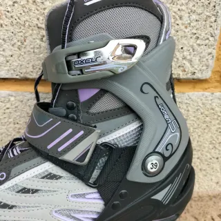 Patines Mujer talla 39 y protecciones, dos usos.