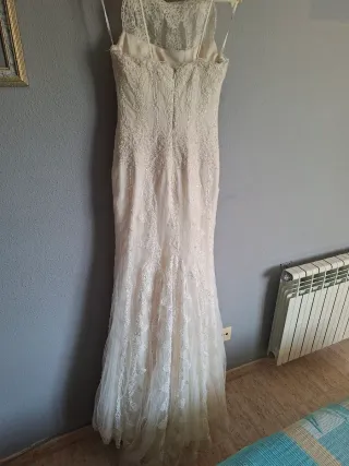 Vestido de Novia Encaje y Pedrería