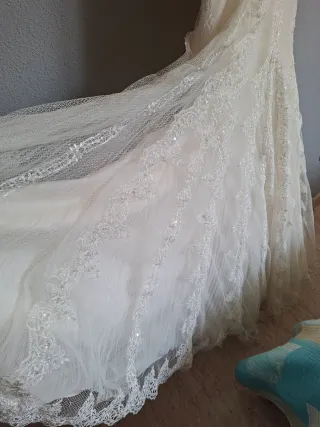 Vestido de Novia Encaje y Pedrería
