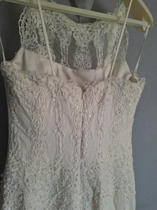 Vestido de Novia Encaje y Pedrería