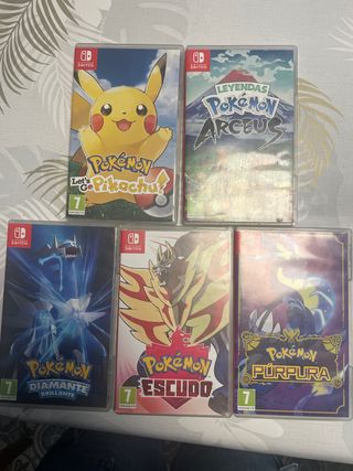 Confezione 5 giochi Pokémon Nintendo Switch