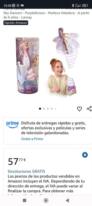 Nueva Muñeca voladora con alas