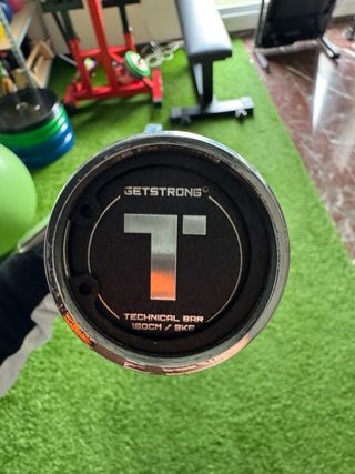 Barra técnica halterofilia/crossfit
