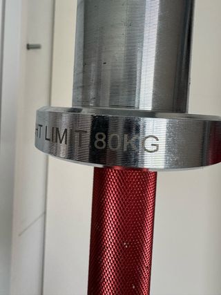 Barra técnica halterofilia/crossfit