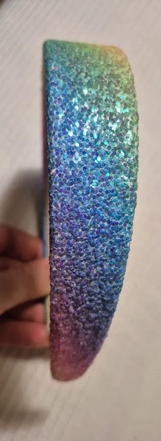 Conjunto diadema y pinzas flores moradas