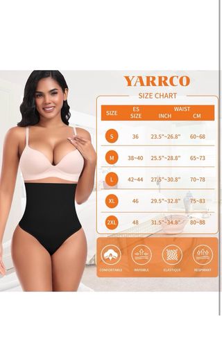 Tanga Faja Moldeador Negro