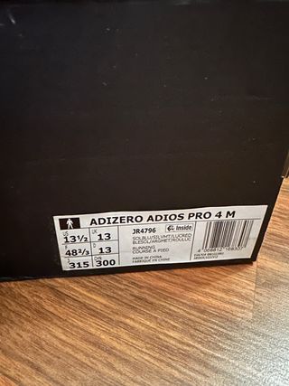 Zapatillas Adidas Adizero Adios Pro 4 M 48 2/3