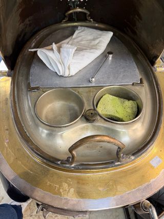 Carro Chafing Dish WARRIS – Plata Chapada