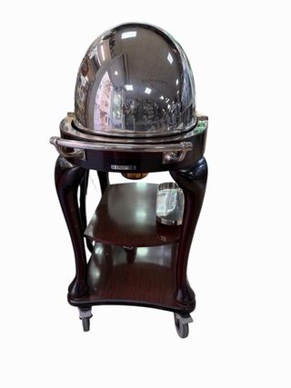 Carro Chafing Dish WARRIS – Plata Chapada