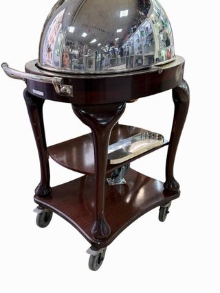 Carro Chafing Dish WARRIS – Plata Chapada