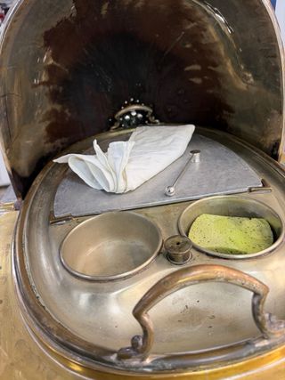 Carro Chafing Dish WARRIS – Plata Chapada