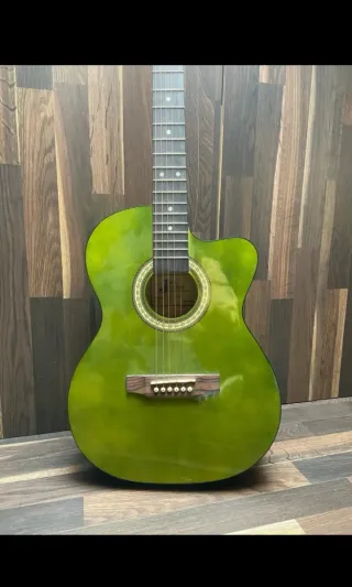 Guitarra Acústica Verde