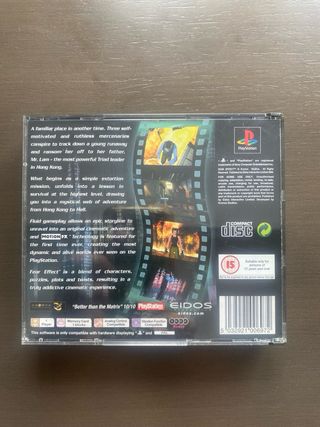 Fear Effect PSX PlayStation Juego PAL UK