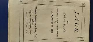 Libro Antiguo Jack Alphonse Daudet