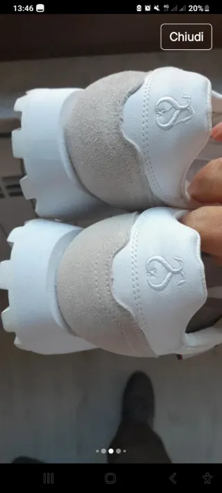 Solo Soprani Sneakers Trekking Beige/Bianco 43