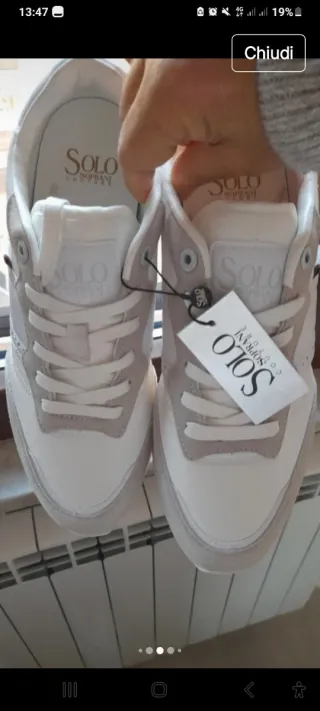 Solo Soprani Sneakers Trekking Beige/Bianco 43