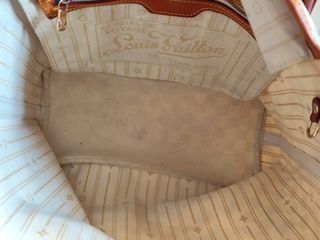 Borsa Louis Vuitton Neverfull MM Beige/Marrone