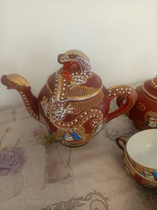 Juego de té Satsuma antiguo