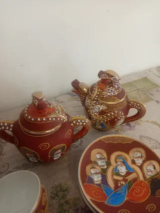 Juego de té Satsuma antiguo