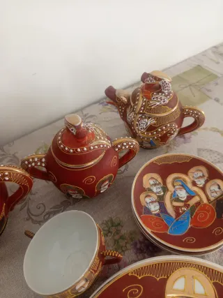 Juego de té Satsuma antiguo