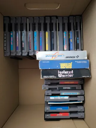 Juegos Nintendo NES con Caja juego