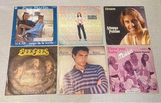 Lote 6 singles vinilo 7