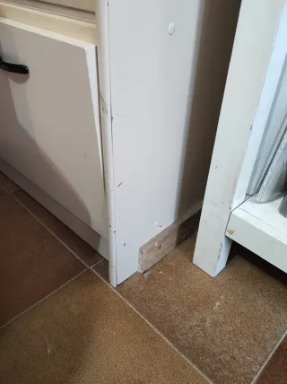 Grande espositore vintage color crema retrò