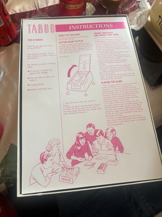 Taboo 2nd Edition Gioco da Tavolo Inglese