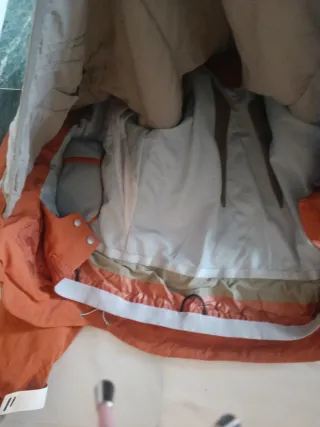 Abrigo de esquí naranja mujer talla 40
