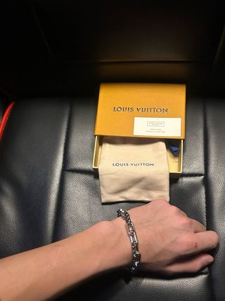Pulsera Louis Vuitton Plata y Cristales