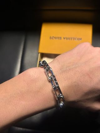 Pulsera Louis Vuitton Plata y Cristales