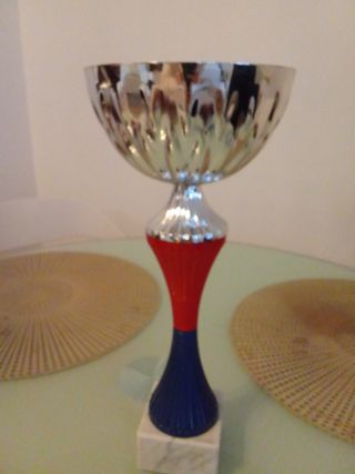 Coppa premiazioni blu rossa