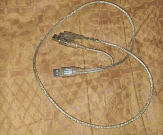 Cable USB doble i micro usb