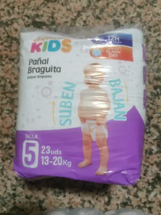 Pañales Talla 5 (13-20 Kg) - 23 uds