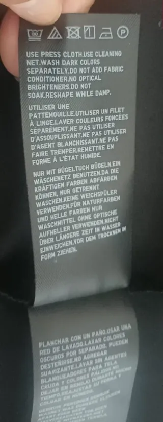 Vestido largo negro juvenil Talla L