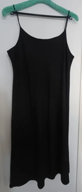 Vestido largo negro juvenil Talla L