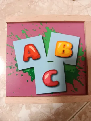 Juego Letras Madera Mundo Diver 2+