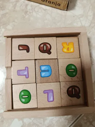 Juego Letras Madera Mundo Diver 2+