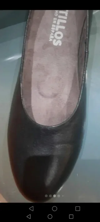 Zapatos Pitillos Piel Talla 38 Mujer