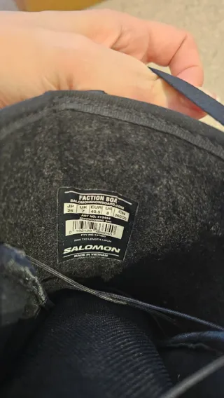 Botas Snowboard Salomon Faction Boa