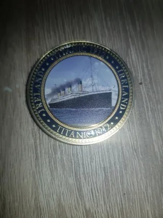 Moneda Titanic 1912 Irlanda.
