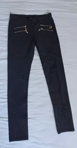 Pantalón juvenil gris oscuro Miss Anna gris talla